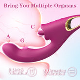 Tongue licking vibrator G-spot adult feminine products female masturbation